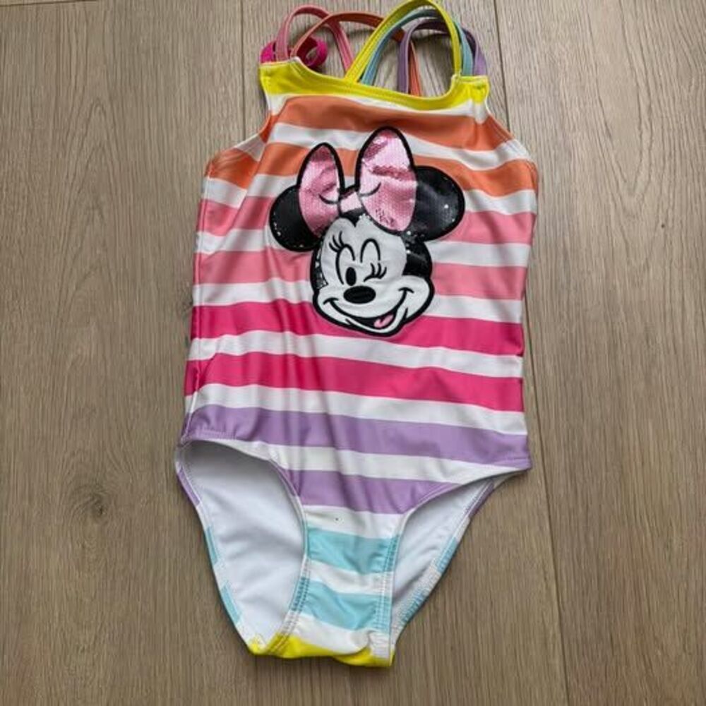 Disney Minnie Mouse One-Piece Swimsuit Size 4